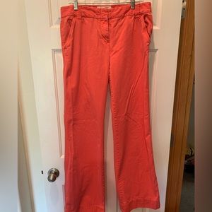 Salmon colored J Crew pant